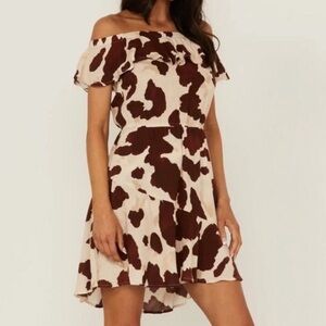 Idyllwind Cow Mini Dress